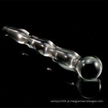 Dildo de vidro do brinquedo do sexo para mulheres Injo-Dg217